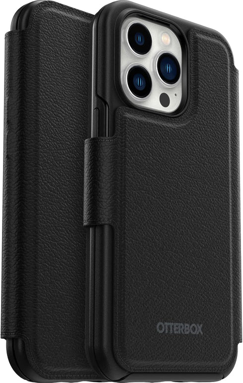 OtterBox Detachable Folio Wallet (Case Sold Separately) for MagSafe - iPhone 12, iPhone 12 Pro, iPhone 13, & iPhone 13 Pro - SHADOW (Black)