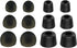 12pcs (BPH-BMF-sC) Replacement Eartips for In Ear Earphones, Memory Foam and Silicone Ear Adapters