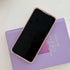 phylla Samsung Galaxy S21 FE 6.4” 5G Phone Case, Luxury Plating Cute Love Heart Pattern, Purple