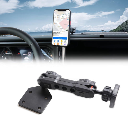 2024 JL Magnetic Phone Holder for Jeep Wrangler - Dashboard Mount for 2024 New Jeep Wrangler JL Accessories, 1 Pack,