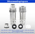 M12 8 Pin Aviation Connector, Male & Female Connector Field Wireable, IP67 Waterproof Straight A Code Shield for Cable