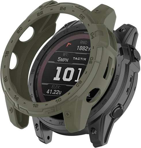 Garmin Tactix 7 AMOLED Case Compatible, Rugged Scratch-Resistance TPU Military Protection Cover (6 Colors)