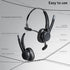 LEVN Trucker Headset, Bluetooth Headset with Noise Cancelling Microphone & Mute Button, 5.2 Multipoint for Work from