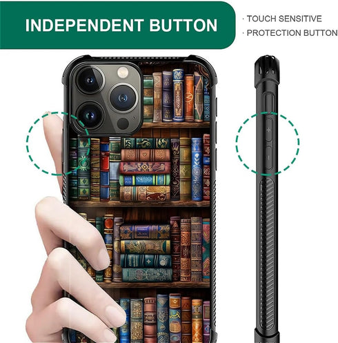 CARLOCA 16 Compatible with iPhone Pro Case, Design for Girl Shockproof Anti-Scratch Hard PC Back Case Fashion Pattern