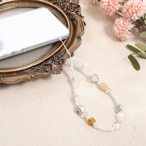Josojoou 3Pcs Beaded Camera Wrist Strap, Cute Cellphone Lanyard Digital Camera Bracelet Wrist Lanyard, Bead Phone