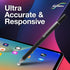 BoxWave FineTouch Capacitive Stylus Pen Compatible with Lenovo C330 Convertible 2-in-1 Chromebook (Jet Black)
