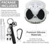Compatible with Apple Airpods 2nd/1st Generation Case Cover, 3D Luminous Airpod Case with Cleaner Kit and Keychain