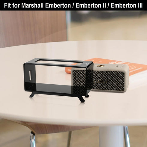 TXEsign Acrylic Desktop Stand Holder for Marshall Emberton/Emberton II/III Speaker, Table Display Shelf (Black)