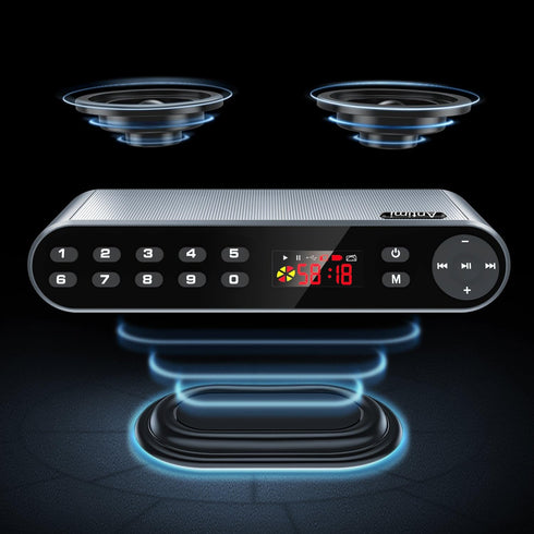Bluetooth/FM Radio/MP3 Player Portable Wireless Speaker, Black