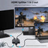 XinYaa 2.1 8K@60Hz 4K@120Hz 2 1 HDR10+ 48 3D Dolby PS5/4 B0X HDMI Switch, Aluminum HDMI Switcher in Out, HDM I Splitter