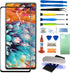 Samsung Galaxy S20 FE Front Screen Glass Replacement - 6.5 inch Repair Kit with Waterproof Frame Adhesive & Tools