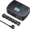 Universal Travel Adapter 220v to 110v Converter with 3 AC Outlets, 2 QC3.0, 1 PD30W, 250W Combo