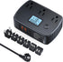 Universal Travel Adapter 220v to 110v Converter with 3 AC Outlets, 2 QC3.0, 1 PD30W, 250W Combo