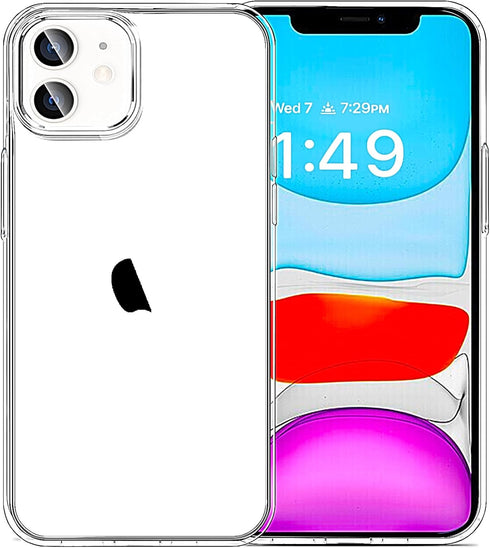 Compatible with iPhone 11 Case, Clear TPU Shockproof Bumper Cover, Anti-Scratch Protective Slim Thin Case for 11 6.1inch