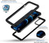 Lanhiem Waterproof Dustproof Shockproof Case for iPhone 12 - Built-in Screen Protector, Full Body Cover, Black