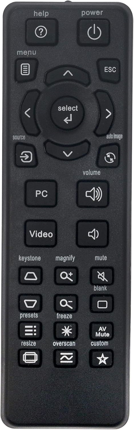 New Replaced Remote for Infocus Projector IN112 IN1110A IN1112A IN1116 IN1118HD IN112A IN112AT IN112X IN112XW