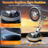 GSCAME 360 17/16/15 Heavy Duty Metal Magnetic Dash Mount Car Phone Holder - Extendable Long Arm+Strong Suction Cup