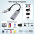 ELUTENG 4K 1080P Video Capture Card, HDMI to USB-A/USB-C Video Recording Card for Gaming, Video Streaming, Conference