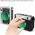 Rieibi Lens Cap for Fujifilm Instax Mini Evo, Accessories with Anti-Loss Rope, PC Material Mini Evo Lens Cover