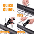 Stainless Steel Cable Tie Gun, Tool for Fastening and Cutting Metal Cable Ties, 150pcs 11.8in UV Resistant Ties