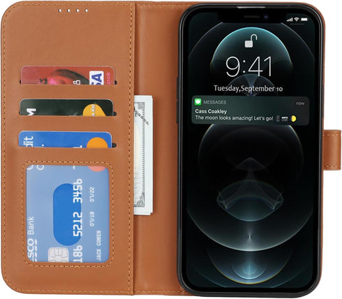 SunYoo 12 12 for iPhone Case Wallet with Card Holder,for iPhone Pro Wallet Case for Women Men,PU Leather Shockproof
