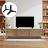 UKCOCO Tv Table Support and Replacement Base Stand with Screws Black Tv Holder Bracket for Flat Screen Televisions