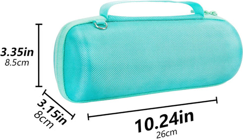 co2CREA Hard Travel Case for JBL Flip 6 FLIP 5 Waterproof Portable Bluetooth Speaker, Teal Case