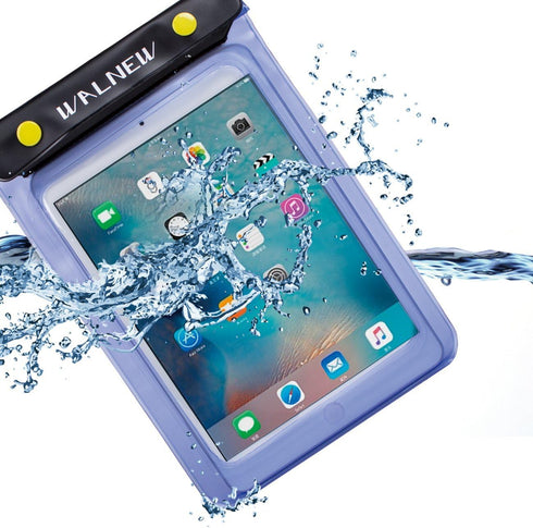 WALNEW Universal Waterproof eReader Protective Case Cover for Amazon All-New Kindle 2022/Kindle Paperwhite/Oasis/Keyboard/Kindle Fire 7, iPad Mini, Kobo Clara/Nia and More, Blue by WALNEW