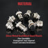 Hilitchi 32-Pieces Metal Aviation Wire Connector Plug Assortment Kit, 6 7 8 9 10 Pin 16mm Male Female