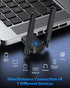 Long Range USB Bluetooth Adapter ZEXMTE for PC, 5.4 USB Dongle with High Gain Antenna, 590FT Wireless Receiver