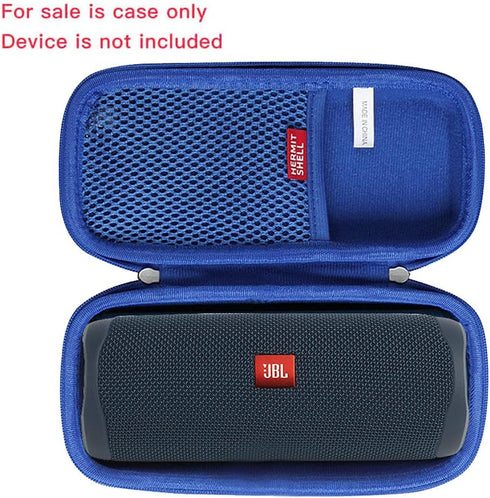 Hermitshell Hard Travel Case Fits JBL FLIP 5 / JBL FLIP 6 Waterproof Portable Bluetooth Speaker (Dark Blue)