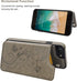 Vaburs iPhone 7 Plus/8 Plus Case Wallet with Card Holder, Embossed Butterfly Premium PU Leather Flip Cover (5.5", Gray)