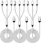 Multi Charging Cable by Aioneus - (3Pack 4FT) Multi USB Charger Cable 3 in 1 Universal Nylon Multiple Charging Cord