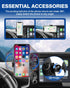 Custom Fit Car Phone Holder for 2019-2022 Toyota C-HR CHR, 8" Screen Mount with 360 Degree Rotation
