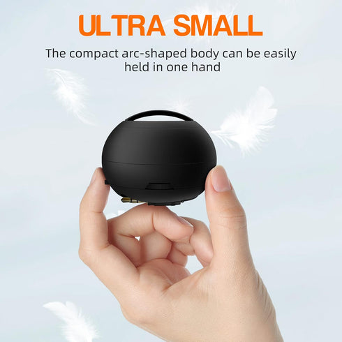 Mini Bass Speaker, mohoss Portable Plug-in Speaker with 3.5mm Aux Audio Input for Smartphones, Laptop
