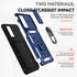 Samsung Galaxy S20 FE 5G Case with Camera Lens Cover, Military-Grade Drop Tested Magnetic Ring Holder Kickstand Case