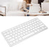 PUSOKEI Bluetooth Keyboard, Portable Slim Silent QWERTZ German Keyboard for iOS, Android, Windows (German Layout)