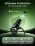 V1V1P -13FT/4M Anina Mini USB Mini-B Dash Cam Power Cord Left Angle Charging Cable Dash Camera Car Charger for Rexing