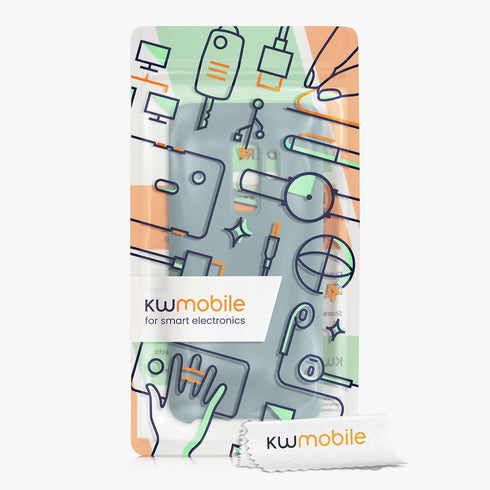 kwmobile TPU Silicone Case for Samsung Galaxy S9 Plus, Soft Finish Phone Cover in Arctic Night