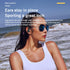 Wireless Earbuds, Bluetooth Headphones Stereo Bass Sound, 72H Playtime LED Display Ear Buds, IPX7 Waterproof Earphones