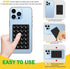 4-Piece Silicone Suction Cup Cell Phone Holder, Self-Adhesive Handsfree Holder for Selfies and Videos, Compatible with