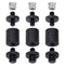 12 Pcs 1/4" 3/8" Camera Screws Adapter, Tripod Screw Adapter Converter for DSLR Camera Tripod Mount, Shoulder Rig,
