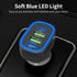 72W 4-Port USB C Super Fast Car Charger for iPhone 16 Pro Max/Plus, Samsung Galaxy S24 Ultra, Google Pixel 9, Multi Port