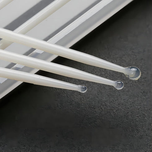 ESD Plastic Rod Lens Cleaning Swab (0.06/0.1inch), Sticky Gel Swab for Sensors, Cameras, and Electronics (2.5MM-10Packs)