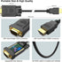 BENFEI 2 Pack 10 HDMI to VGA Feet Cable, Uni-Directional HDMI (Source) to VGA (Display) Cable (Male to Male) Compatible