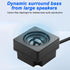 XMSJSIY Mini Computer Speaker for Desktop PC, USB Powered Stereo, 3.5mm TRS Input, Small Speakers, 1 Pair