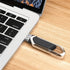 64GB USB Flash Drive - Portable Metal Thumb Drive with Keychain, USB 2.0 Memory Stick for External Data Storage