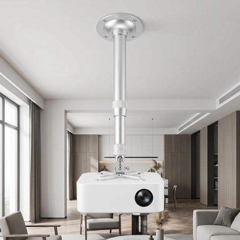 HOMSFOU Adjustable Universal Projector Ceiling Mount - Aluminum Alloy Bracket
