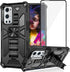 Ailiber Compatible with OnePlus 9 Pro Case with Screen Protector, Rugged Shockproof Bumper Military Grade Protective
