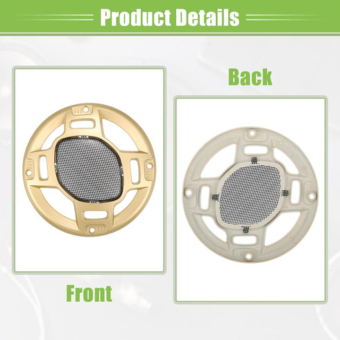 ACROPIX 5" Car Speaker Grills Cover Mesh Round 5 Inch, Audio Speaker Subwoofer Protector - Pack of 2